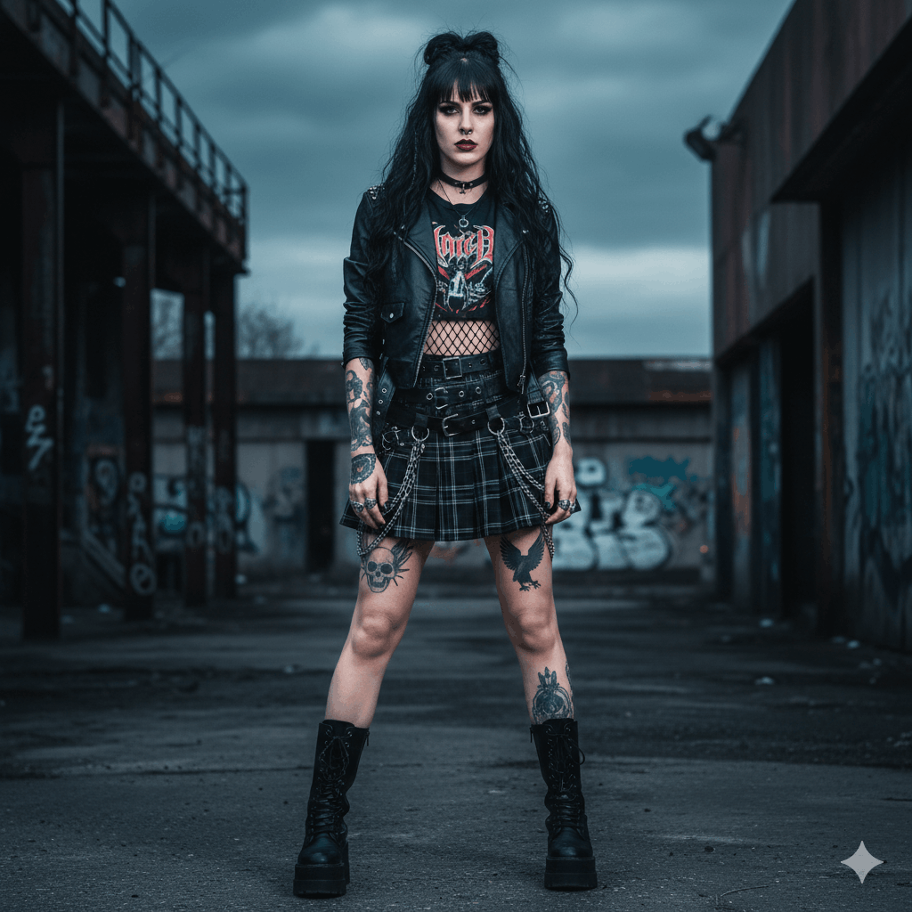 Heavy Metal Look Frauen Ideen 2026