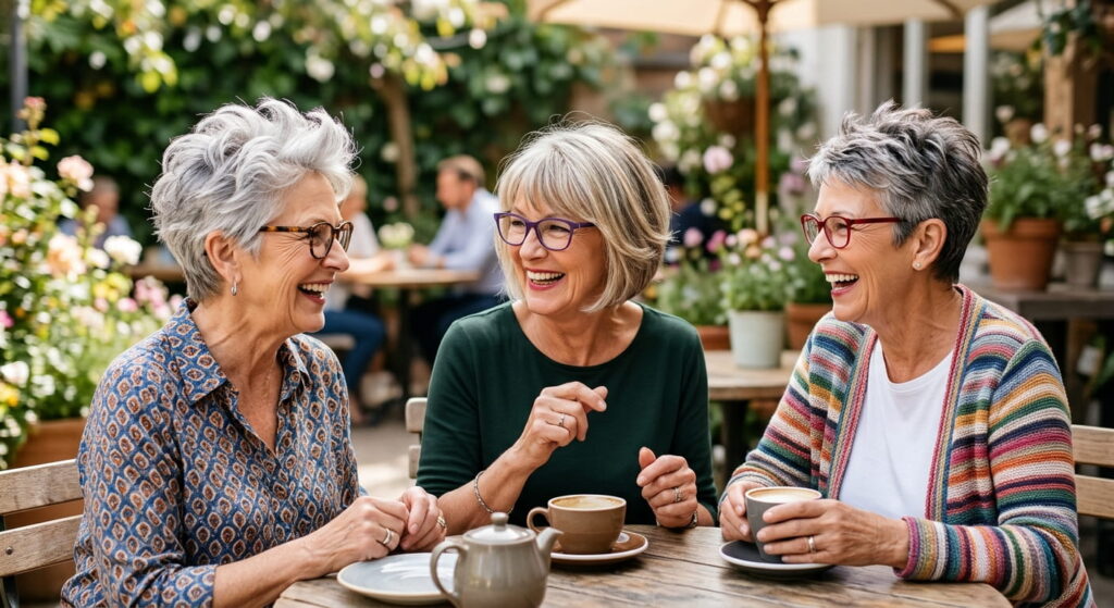 Peppige Frisuren für Frauen ab 60 mit Brille Ideen und Trends 2026